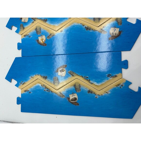Settlers of Catan CN3071 Game 6 Sea Frame Pieces Replacement Parts - Picture 2 of 6